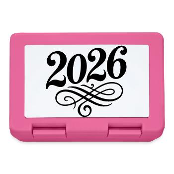 2026 year - Lunchbox - pink - Front
