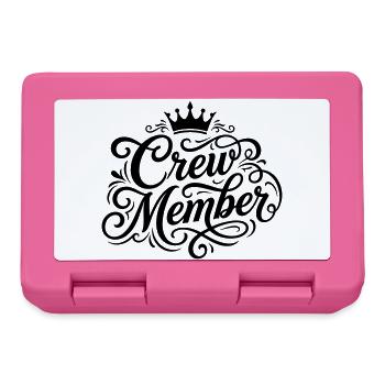 crew member - Lunchbox - pink - Front