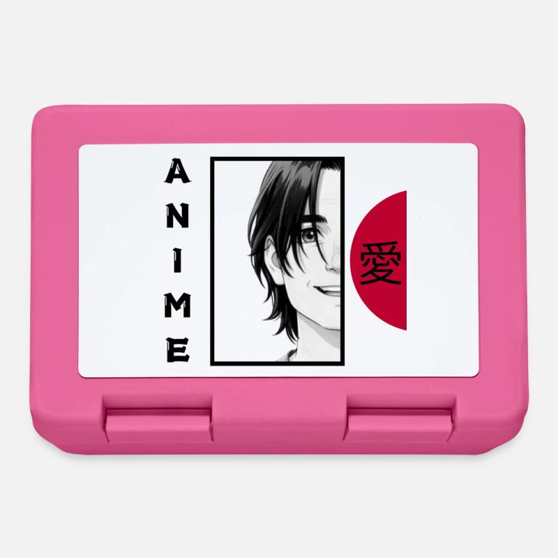 Anime Lover BLACK - Lunchbox - pink