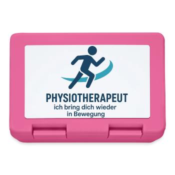 Bewegungstherapie Logo - Brotdose - Pink - Vorne