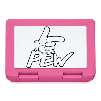 Graphique de la main Pew Pew - Boîte à goûter - rose - Devant