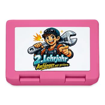 2. Lehrjahr - Anfänger war gestern - Brotdose - Pink - Vorne