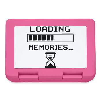 Ladeprozess Erinnerungen - Brotdose - Pink - Vorne