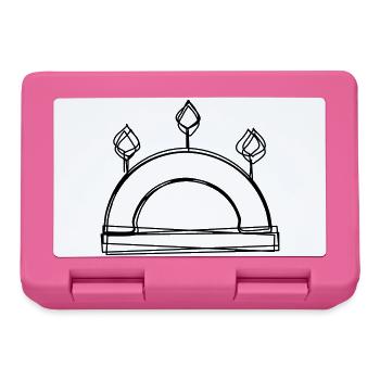 Schwibbogen handgezeichnet - Brotdose - Pink - Vorne