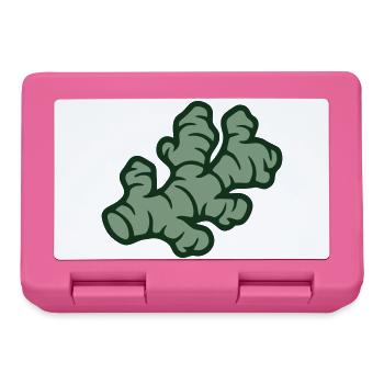 Ingwer Wurzel Grafik - Brotdose - Pink - Vorne