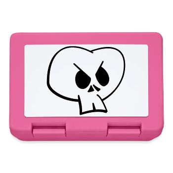 Skull II - Boîte à goûter - rose - Devant