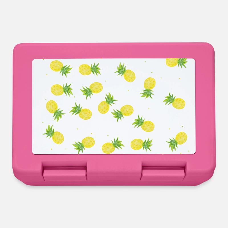 ananas - Boîte à goûter - rose