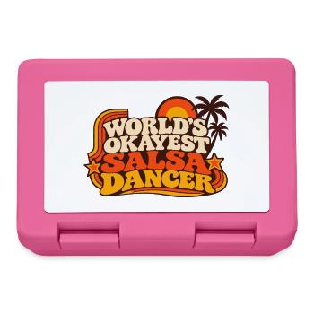 Worlds Okayest Salsa Dancer - Brotdose - Pink - Vorne