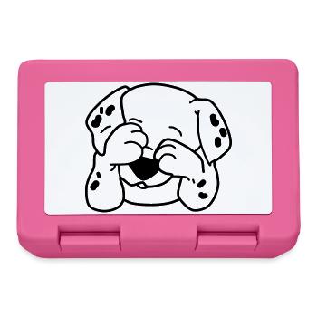 Hundebaby, Süßer Hund, Welpe  - Brotdose - Pink - Vorne