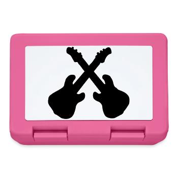 guitars - Lunchbox - pink - Front