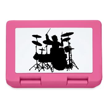 Puissance Drumming - Boîte à goûter - rose - Devant