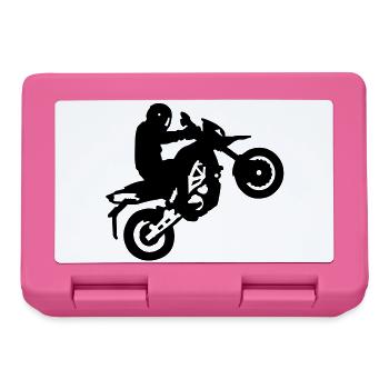 motorrad_16 - Lunchbox - pink - Front