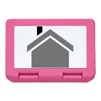 house - Lunchbox - pink - Front