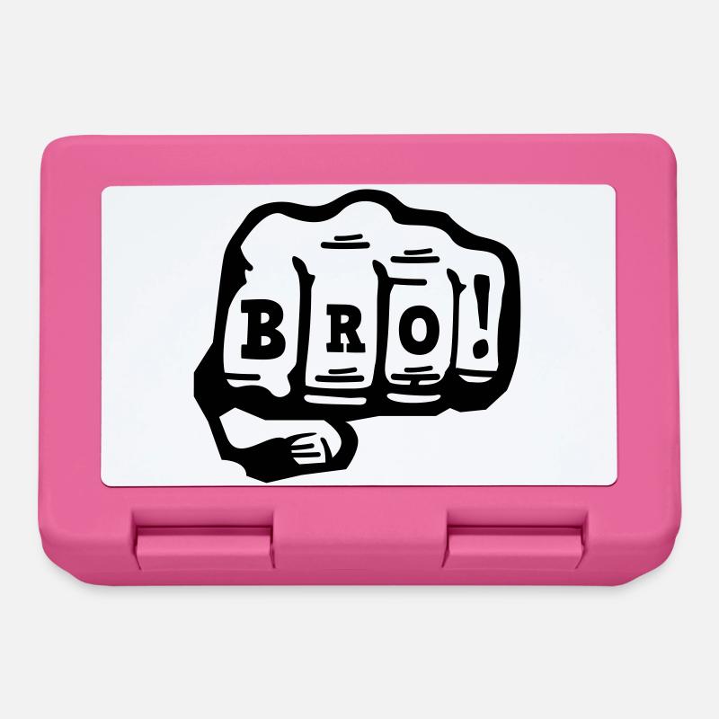 bro - Brotdose - Pink