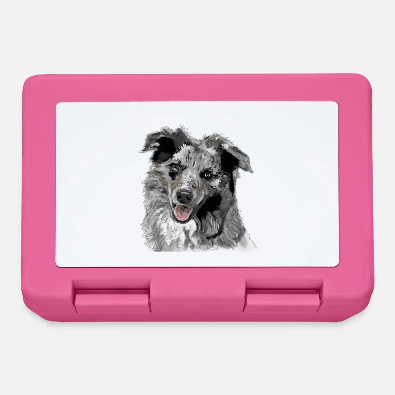 Australian Shepherd - Brotdose - Pink
