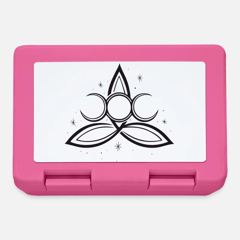 Trinity Triquetra Symbol Mond Triple Moon - Brotdose - Pink