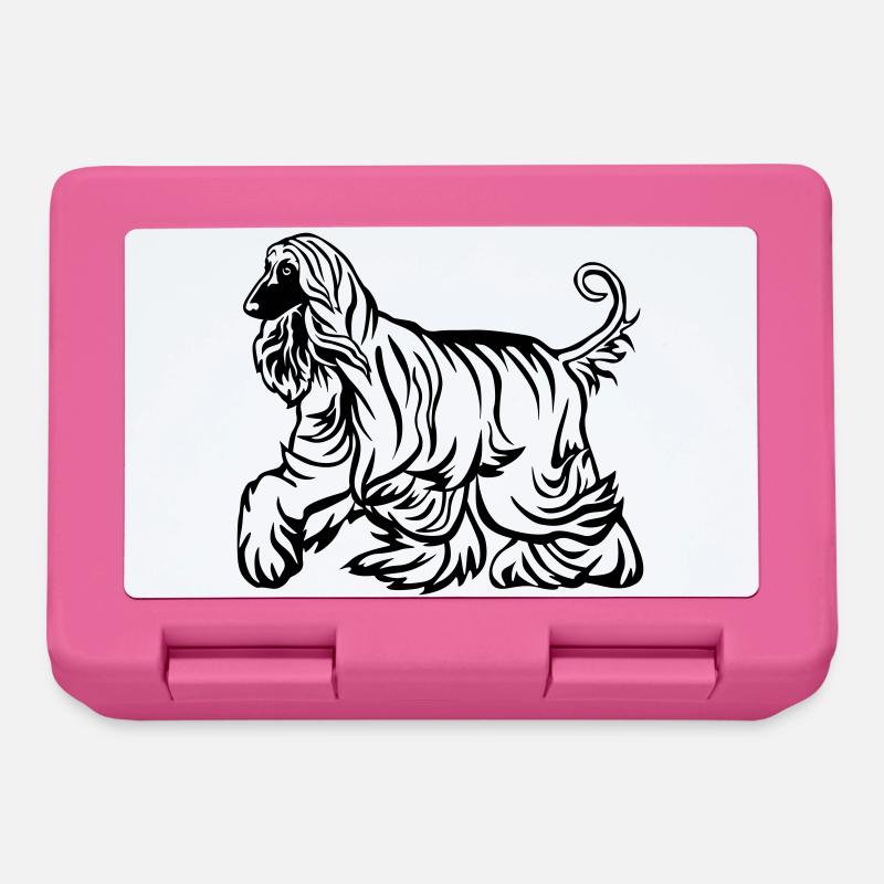 Afghan - Boîte à goûter - rose