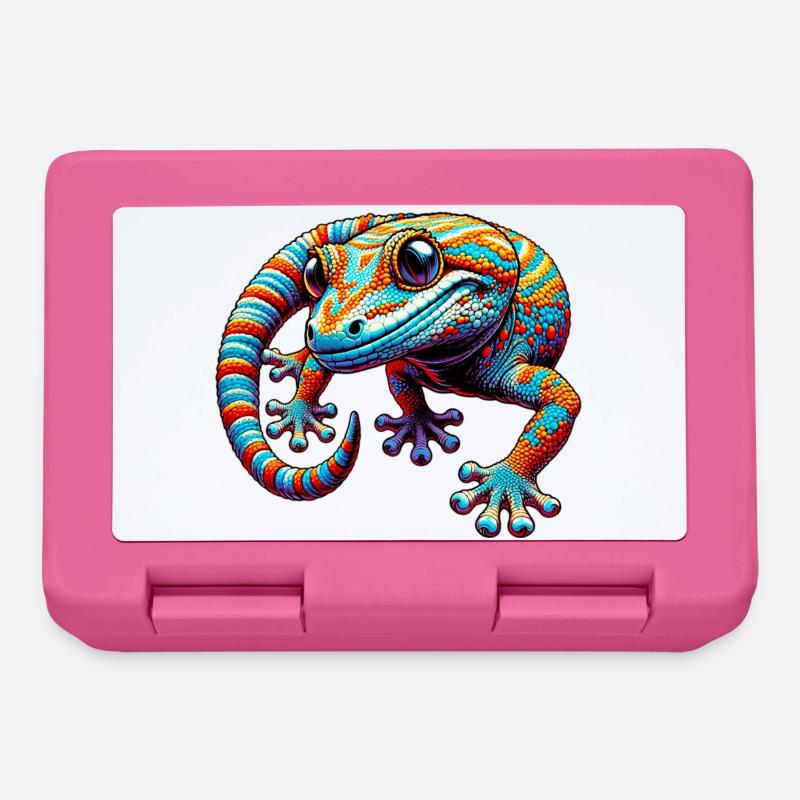 Gecko - Brotdose - Pink