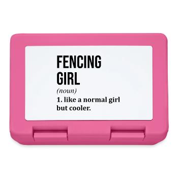 Fencing - Lunchbox - pink - Front