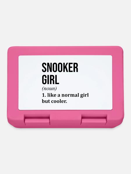 Snooker Snooker Snooker - Brotdose - Pink