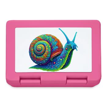 Snail - Lunchbox - pink - Front