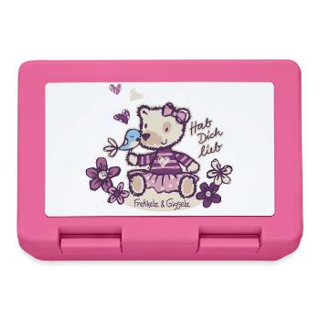 Je t’aime, mon ami - Boîte à goûter - rose - Devant