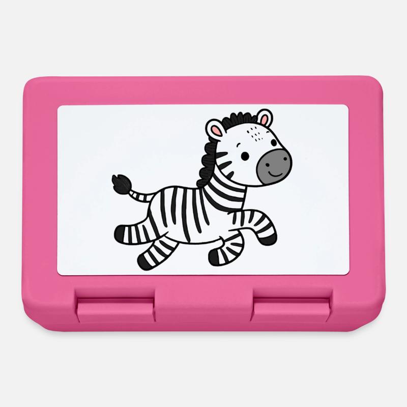 Zebra - Brotdose - Pink
