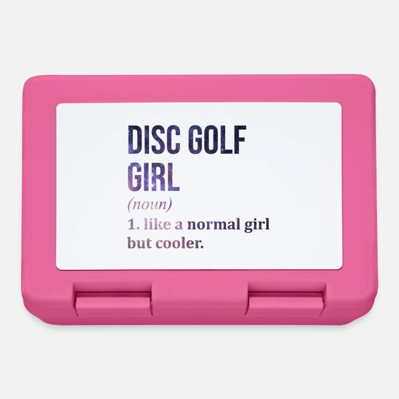 Disc golf - Boîte à goûter - rose