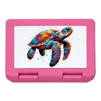 Schildkröte - Brotdose - Pink - Vorne