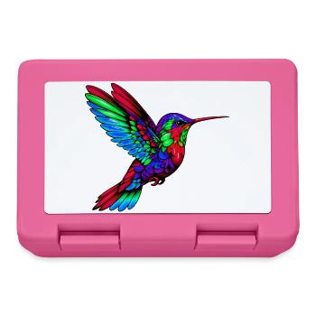Colibri - Boîte à goûter - rose - Devant