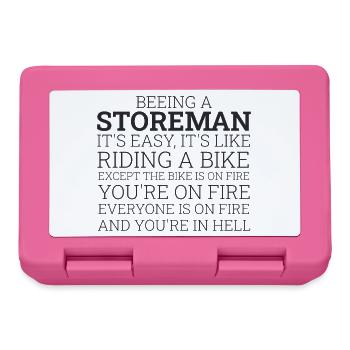 Storeman à vélo - Boîte à goûter - rose - Devant