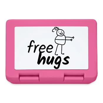 Free Hugs - Brotdose - Pink - Vorne
