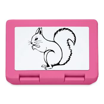 Squirrel - Lunchbox - pink - Front