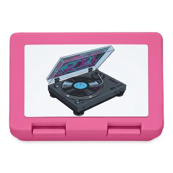 Modern Turntables Vinyl Records Vinyl Music Z - Lunchbox - pink - Front