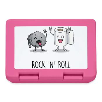 Lustiges Rock 'n' Roll Cartoon Design - Brotdose - Pink - Vorne