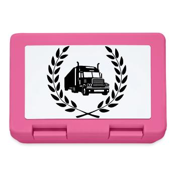 Camionneur - Boîte à goûter - rose - Devant