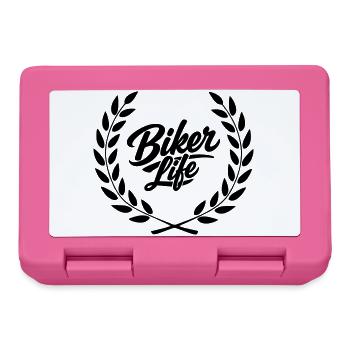 Biker Life - Lunchbox - pink - Front