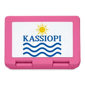Kassiopi Sun Waves Emblem - Lunchbox - pink - Front