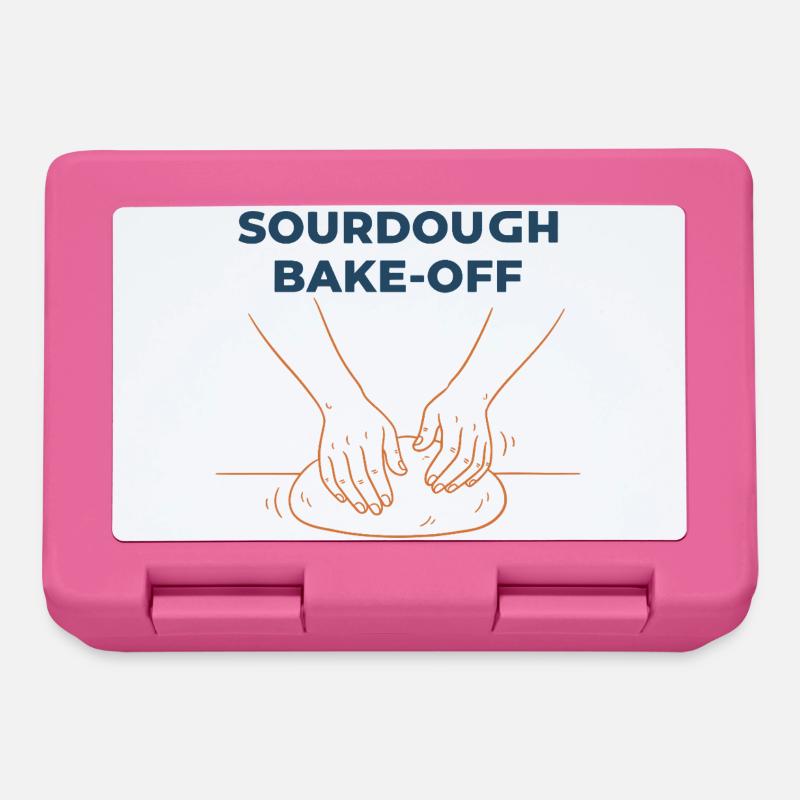 Pain au levain à la pâte Baking Baking Baker Bread - Boîte à goûter - rose