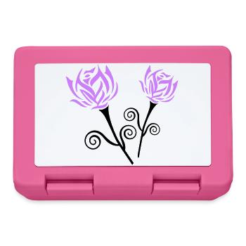 roses - Brotdose - Pink - Vorne