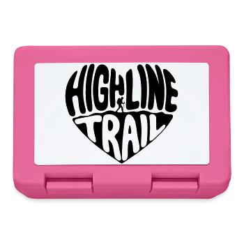 Highline_Trail_Herz_zweiteilig_schwarz - Brotdose - Pink - Vorne