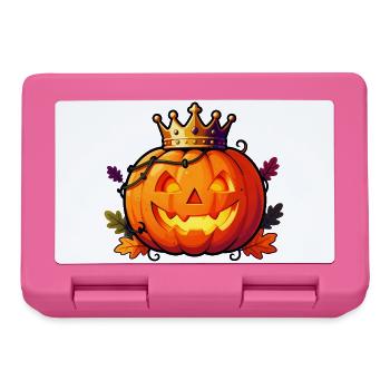 Crowned Pumpkin King - Lunchbox - pink - Front