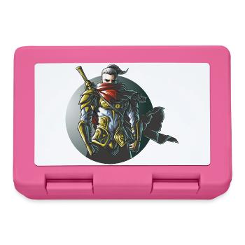 Warrior Ninja Samurai Gaming Design - Lunchbox - pink - Front