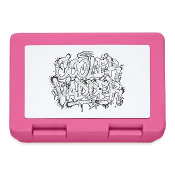 Cooler Vater Graffiti Handschrift - Brotdose - Pink - Vorne