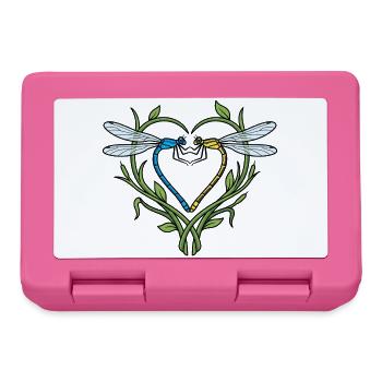 Dragonfly Heart - Lunchbox - pink - Front