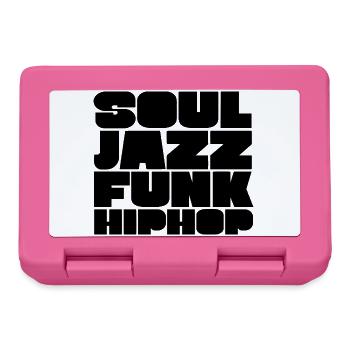 Soul Jazz Funk HipHop - Boîte à goûter - rose - Devant