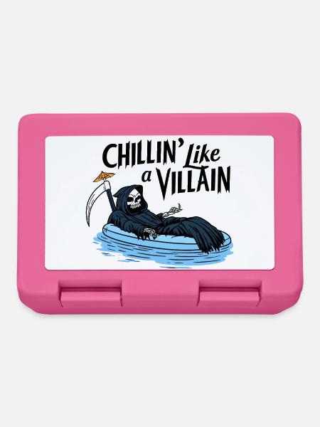 Chillig wie ein Villain - Brotdose - Pink