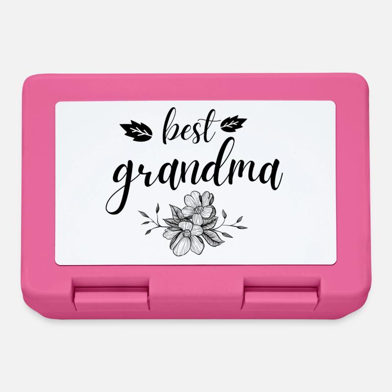 Grand-mère. Cadeau de grand-mère - Boîte à goûter - rose