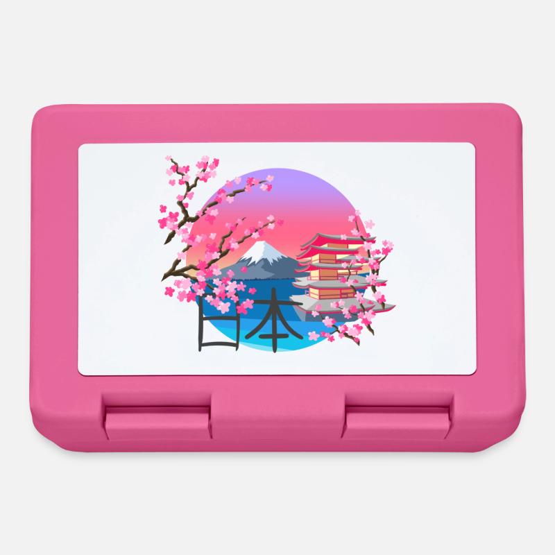 Mount Fuji - Lunchbox - pink