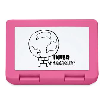 inner strength - Brotdose - Pink - Vorne